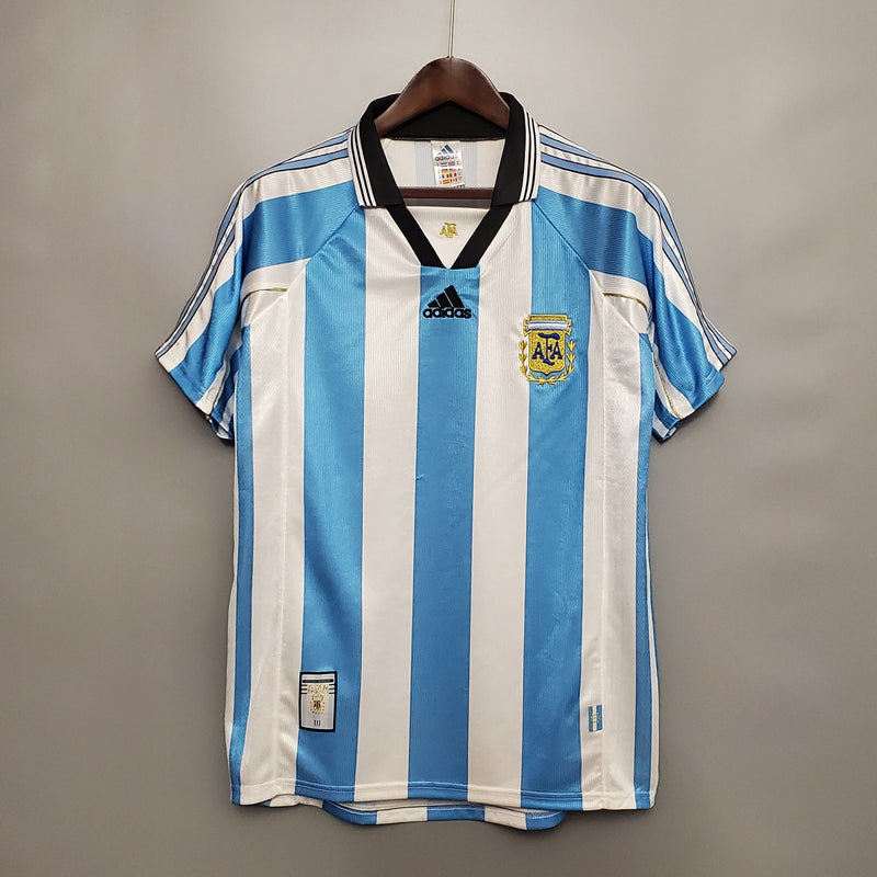 Camisa Argentina Titular 1998 - Versão Retro  (Importação)