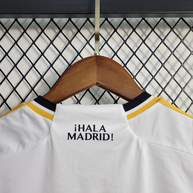 Kit Infantil Real Madrid Titular 23/24 (Importação)