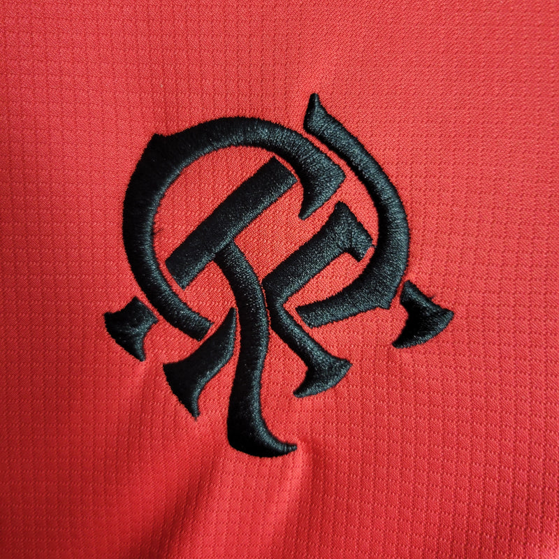 Kit Infantil Flamengo Treino 23/24 - Vermelho (Importação)