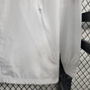 Jaqueta Corta Vento Manchester United 23/24 - Branca  (Importação)