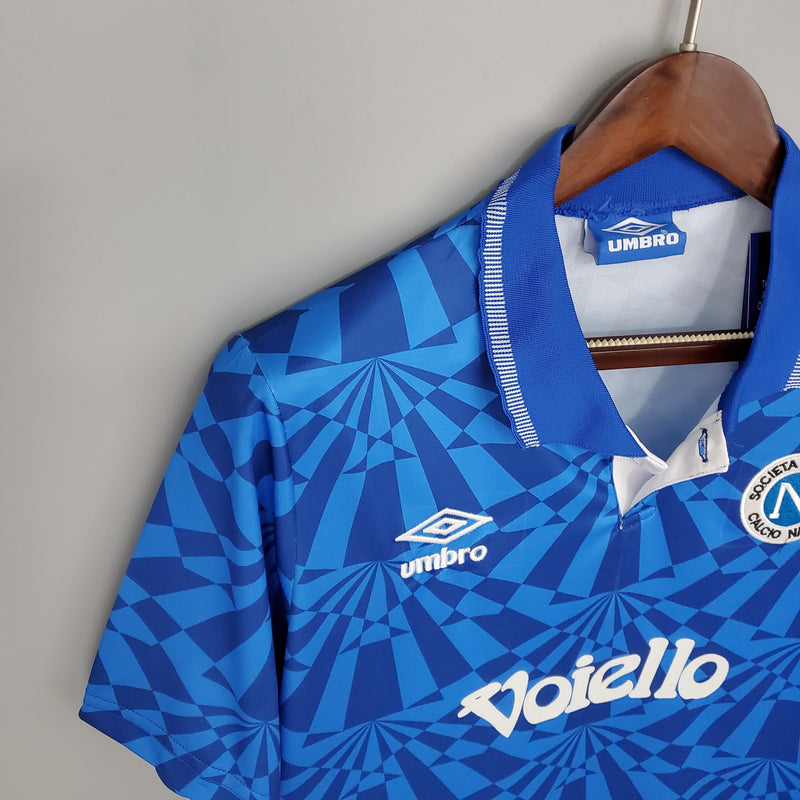 Camisa Napoli Titular 91/93 - Versão Retro (Importação)