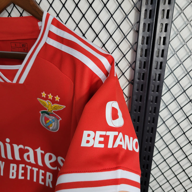 Camisa Benfica Home  23/24 - Adidas Torcedor Masculina - (Importação)