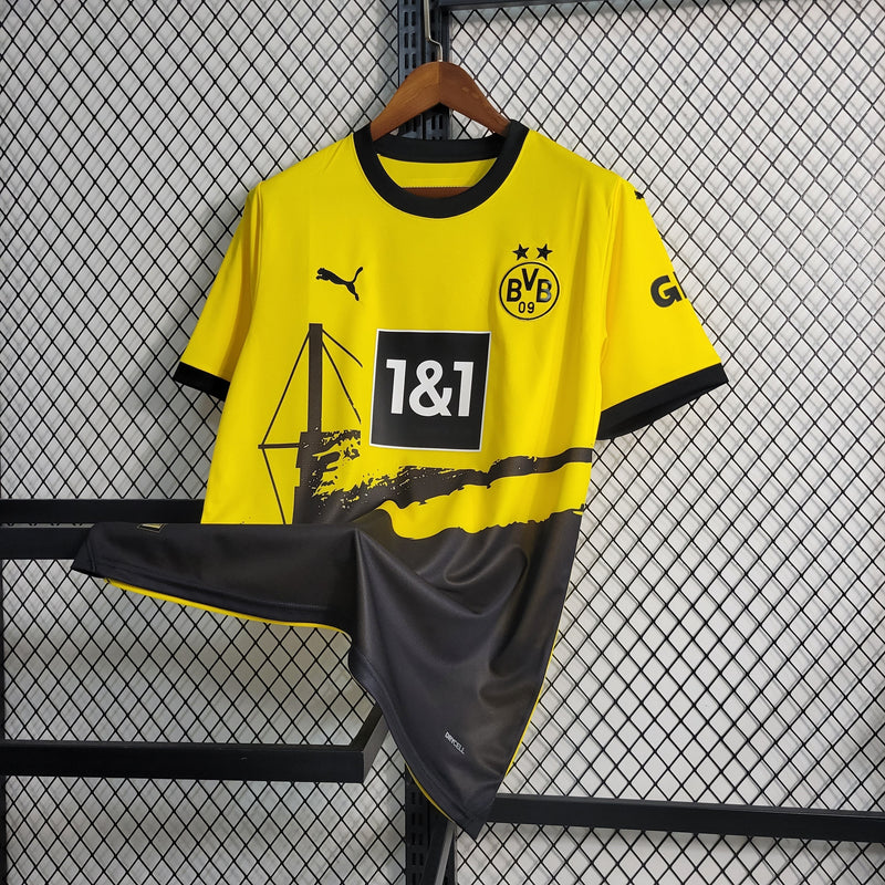 Camisa Borussia Dortmund Home 23/24 - Puma Torcedor Masculina  (Importação)