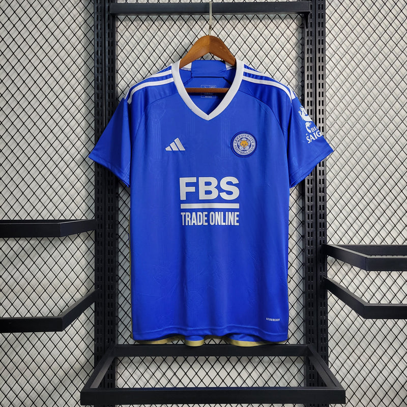 Camisa Leicester Home 23/24 Adidas Torcedor Masculina - Lançamento (Importação)