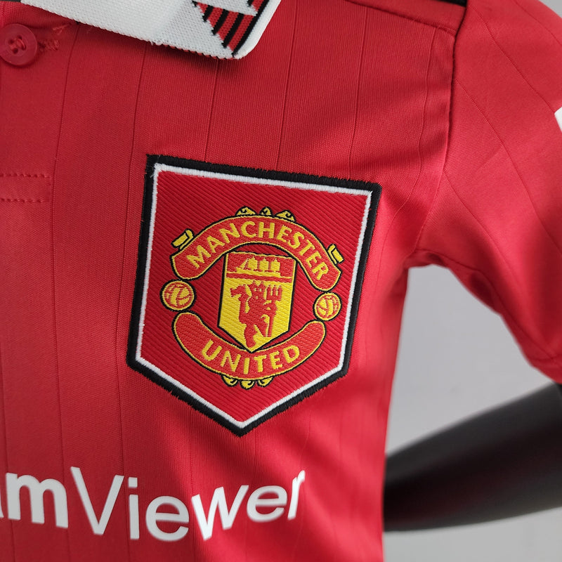 Kit Infantil Manchester United Titular 22/23 (Importação)