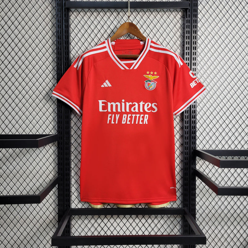 Camisa Benfica Home  23/24 - Adidas Torcedor Masculina - (Importação)