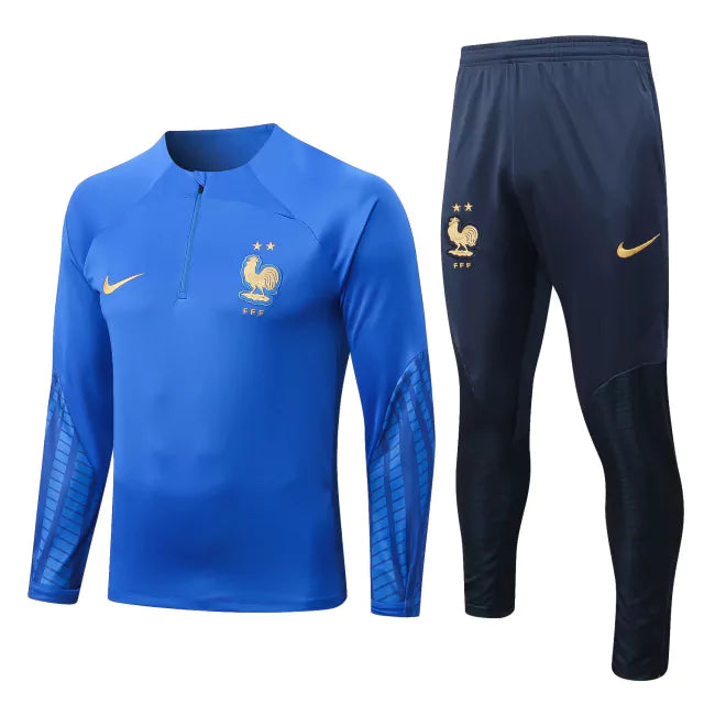 Conjunto de Treino França 2023 Azul (Importação)