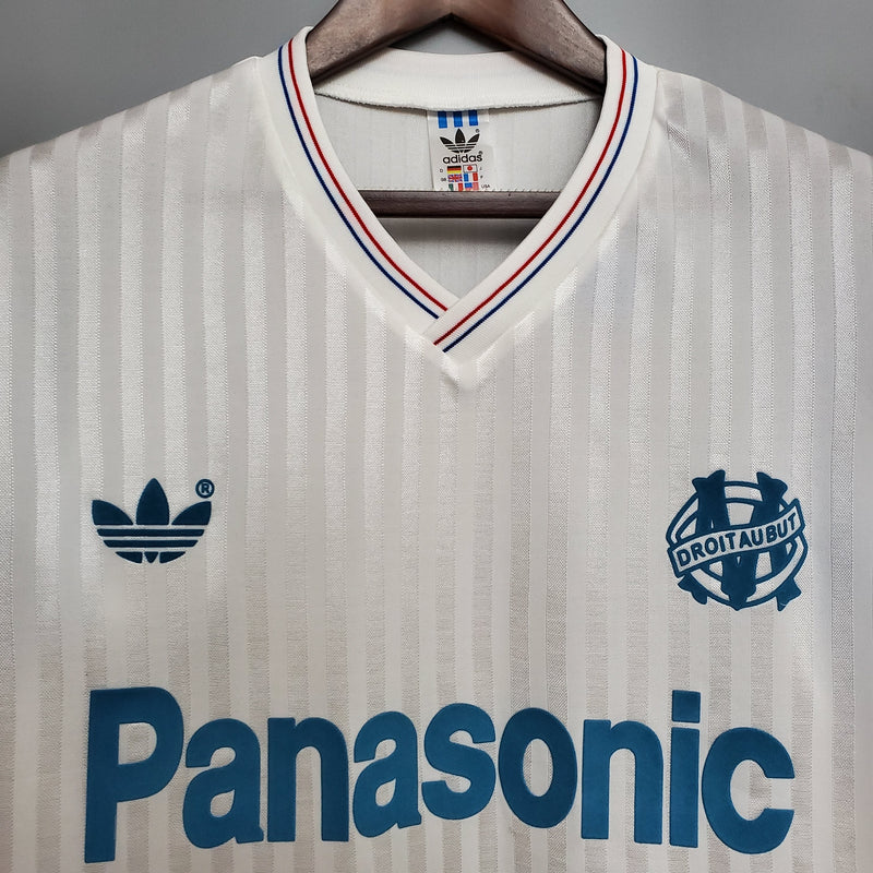 Camisa Olympique de Marseille Titular 90/91 - Versão Retro (Importação)