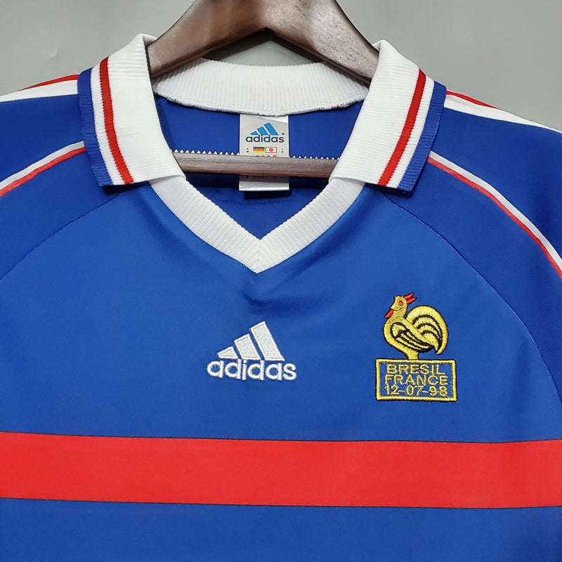 Camisa França Titular 1998 - Versão Retro (Importação)