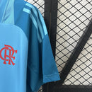 Camisa Flamengo Treino Azul Claro  25/26  - Adidas Torcedor (Importação)