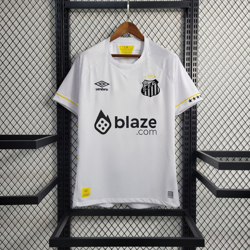 Camisa Santos Home 23/24 - Umbro Torcedor Masculina - Lançamento (Importação)