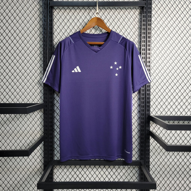 Camisa Cruzeiro Treino 23/24 - Adidas Torcedor Masculina - Roxa (Importação)