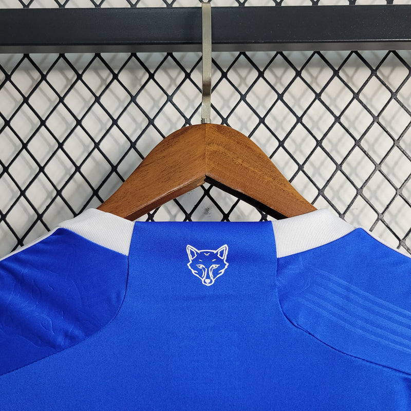 Camisa Leicester Home 23/24 Adidas Torcedor Masculina - Lançamento (Importação)