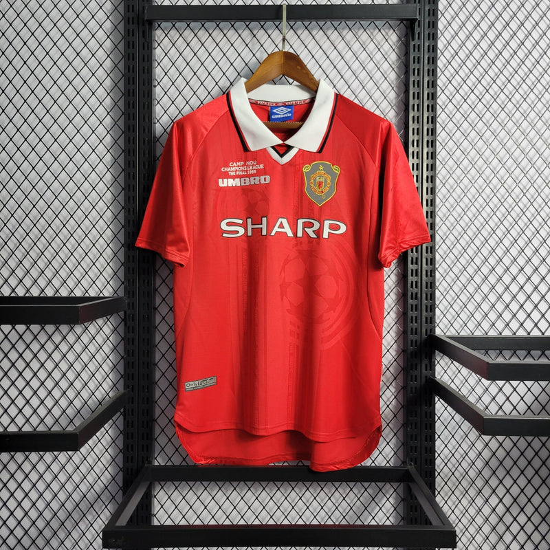 Camisa Manchester United Titular 1999 - Versão Retro (Importação)