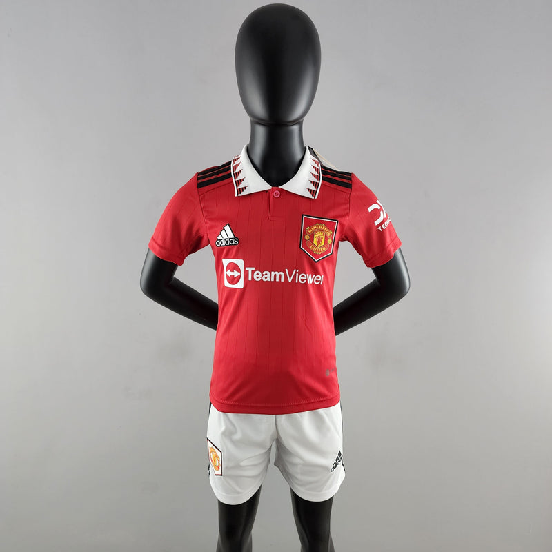 Kit Infantil Manchester United Titular 22/23 (Importação)