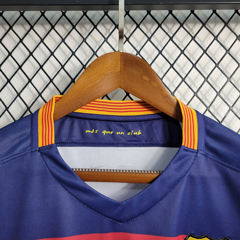 Camisa Barcelona Titular 15/16 - Versão retro  (Importação)