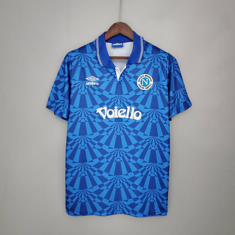 Camisa Napoli Titular 91/93 - Versão Retro (Importação)