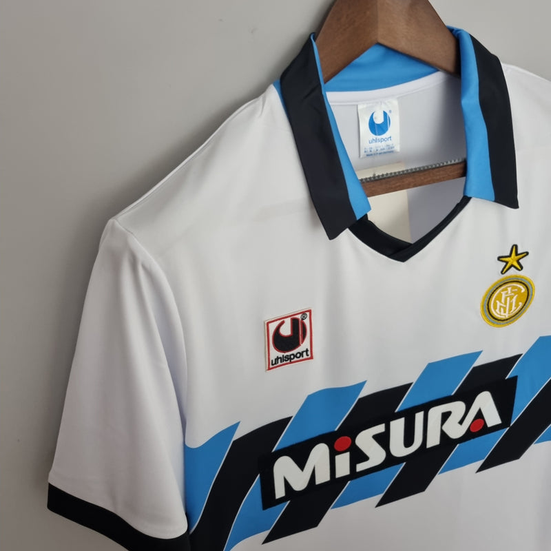 Camisa Inter de Milão Reserva 90/91 - Versão Retro (Importação)