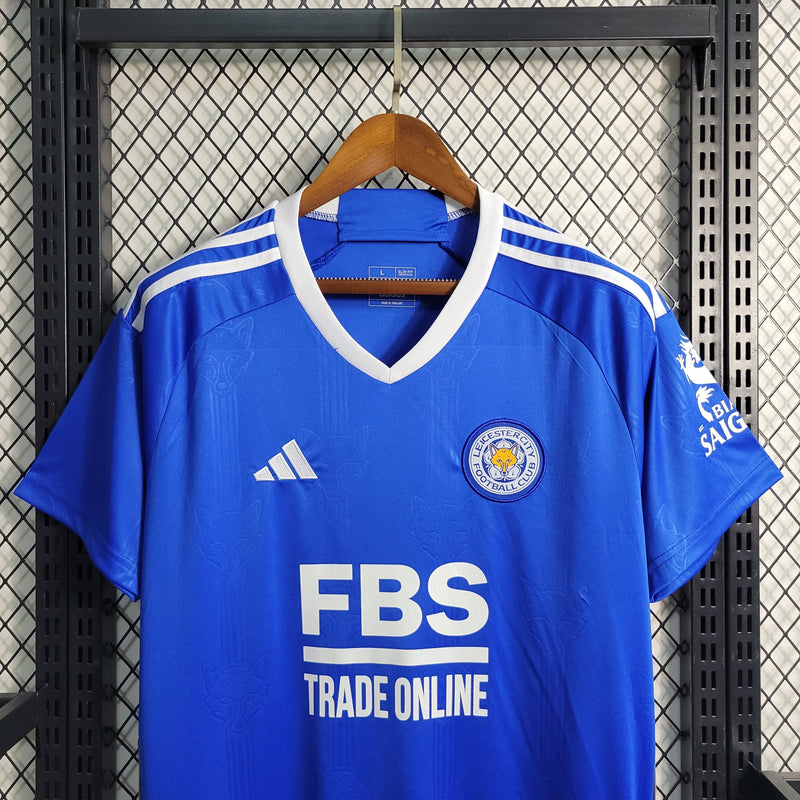 Camisa Leicester Home 23/24 Adidas Torcedor Masculina - Lançamento (Importação)